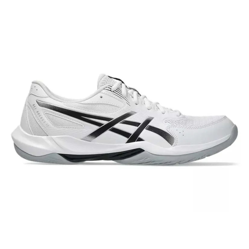 Asics Gel-Rocket 12 White/Black - Velikost (EU): 44