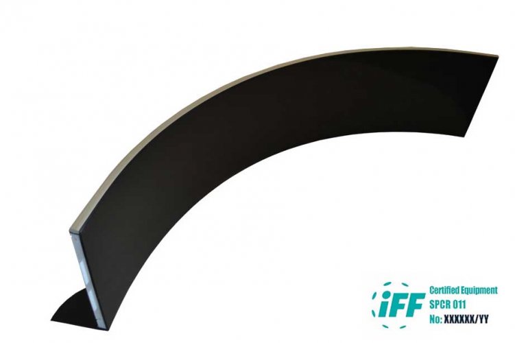 IFF Floorball Barrier RSA White Rounded Corner