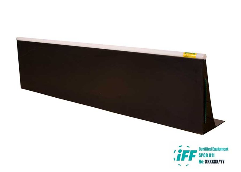 UHER IFF florbalové mantinely - Farba: čierna, Rozmer: 40 x 20 m