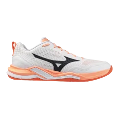 Mizuno Wave Stealth PRO White/black/flamingo Coral