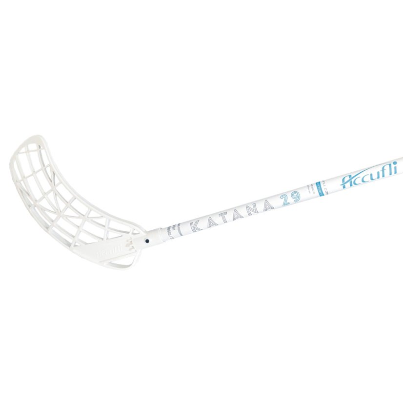 Accufli Katana 29 White/Blue - Stick length: 100 cm (= 111 cm), Blade hooking: Right (right hand below)