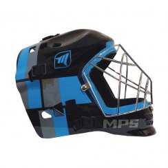 MPS Black/Blue Metal helmet