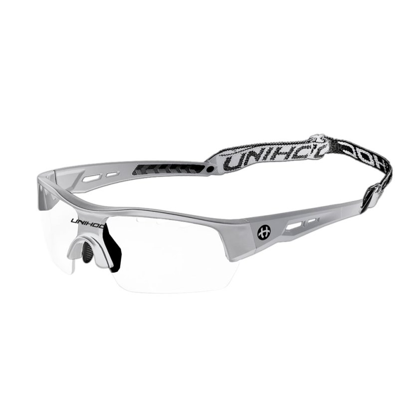 Unihoc Victory Senior Silver/Black Eyewear