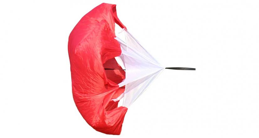 Resistance braking parachute