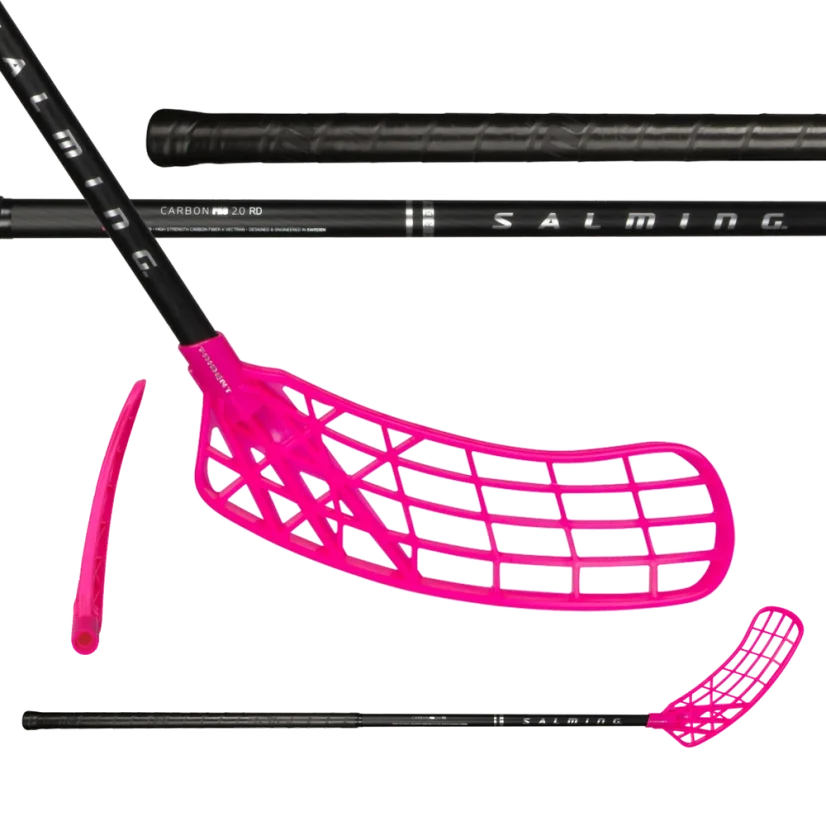 Salming Trident Q-series Carbon Pro 2.0 RD 27 Black/Silver