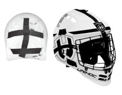 Kask bramkarski Unihoc Shield White/Black