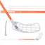 Salming Hawk Nitrolite 29 Coral/White