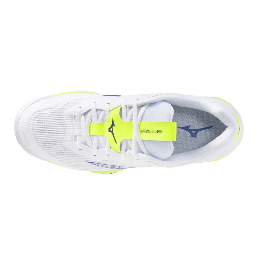 Mizuno Wave Stealth 6 White/Lightning Yellow/Dazzlin