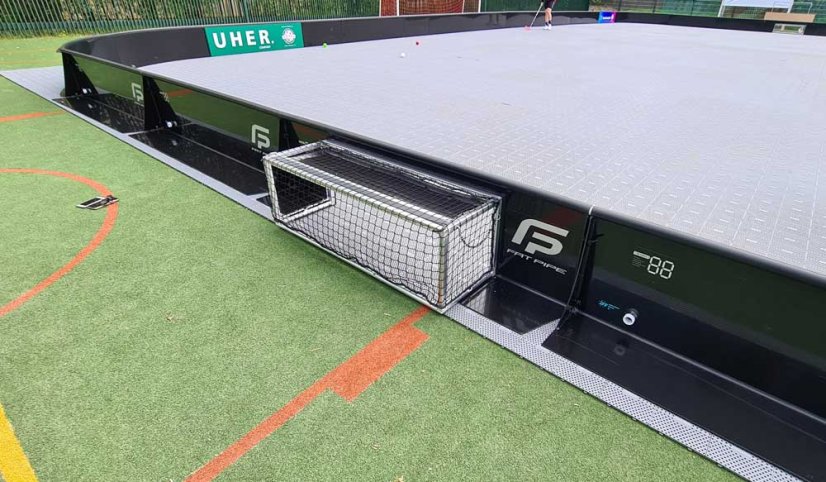 UHER IFF Grande Outdoor Goal floorball rink (white)