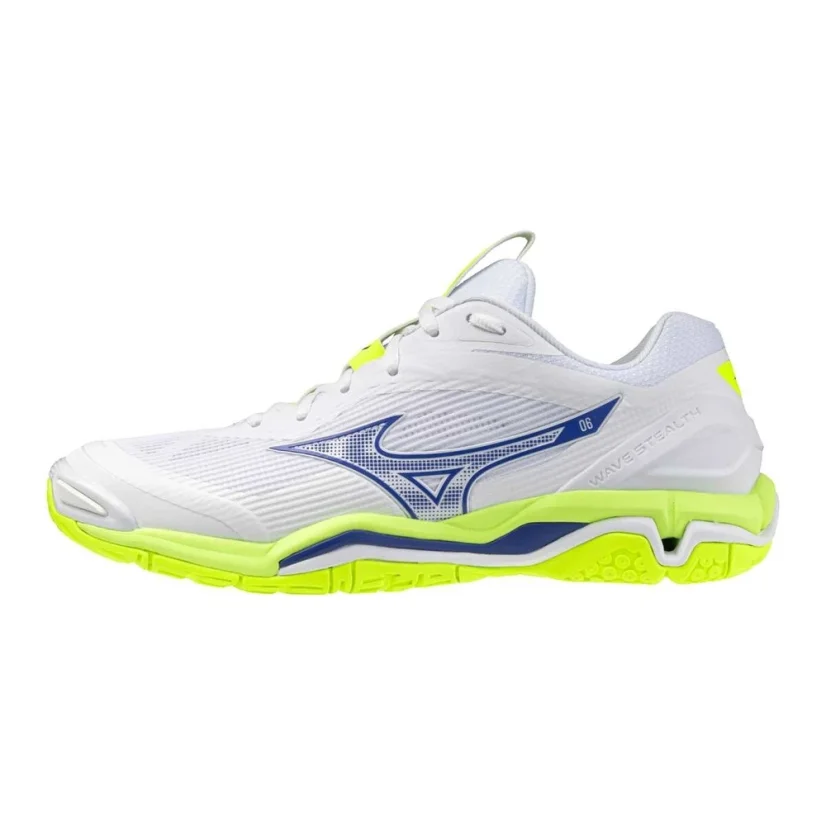 Mizuno Wave Stealth 6 White/Lightning Yellow/Dazzlin