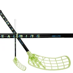Salming Trident Mid Lite 35 JR Black/Light Green