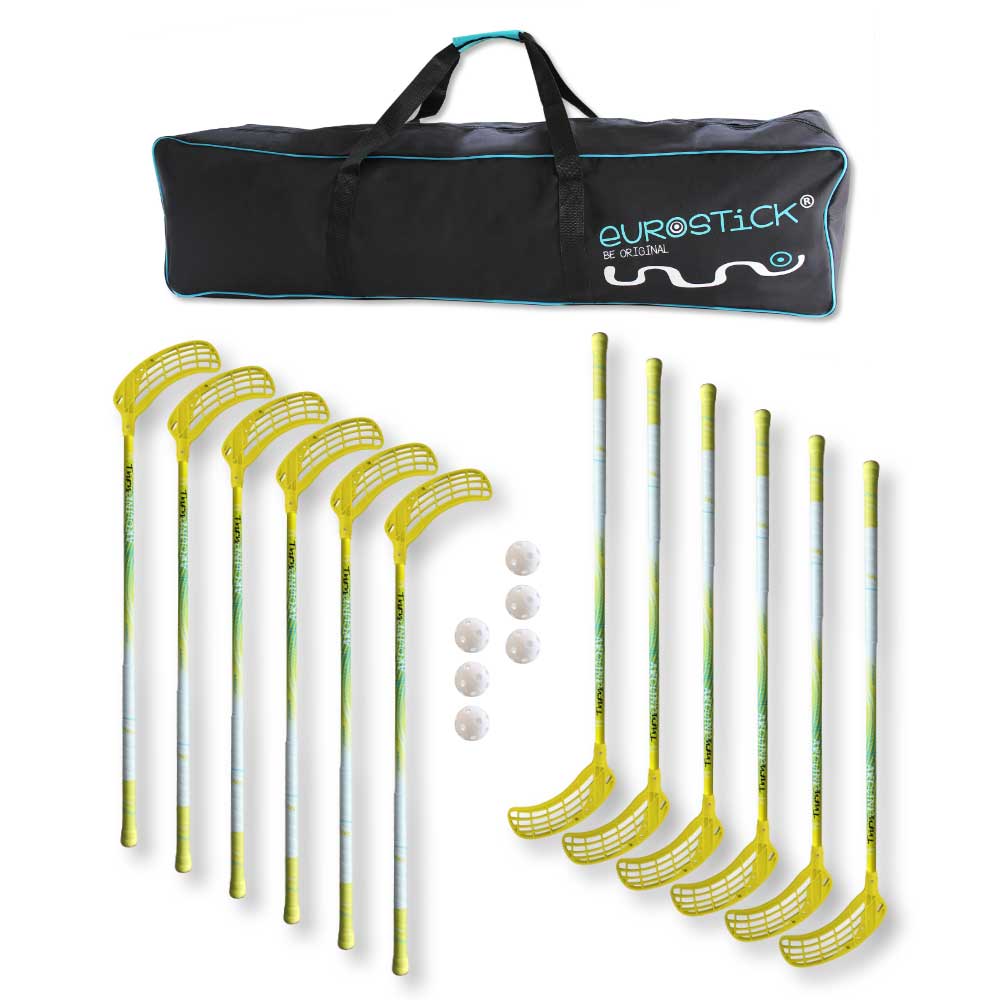 Eurostick TurnAround Junior IFF Set (12 hokejek) 9x levá / 3x pravá