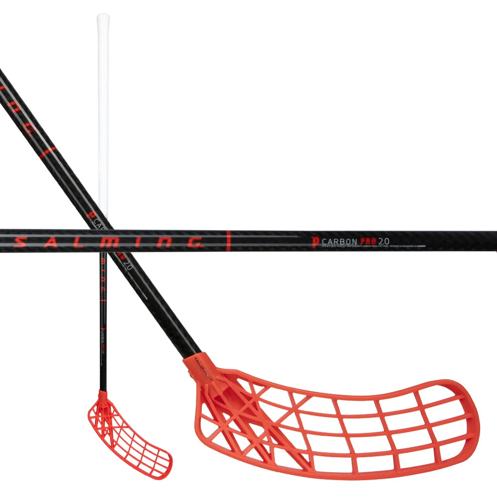 Salming Trident P-Series Carbon Pro 2.0 27 Black/Orange Levá (levá ruka dole) 100 cm (= 111 cm)
