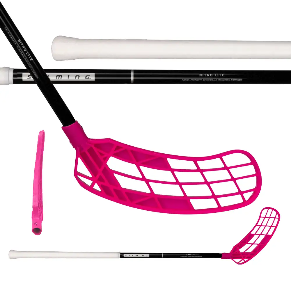 Salming Quest 1 Nitrolite 30 Black/Mixed Pravá (pravá ruka dole) 82 cm