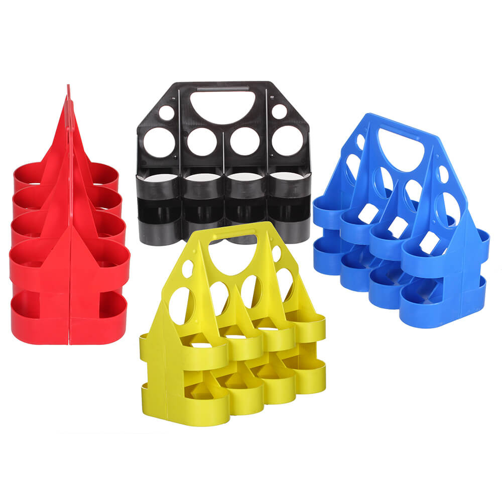 Nosič lahví na 8 ks modrá