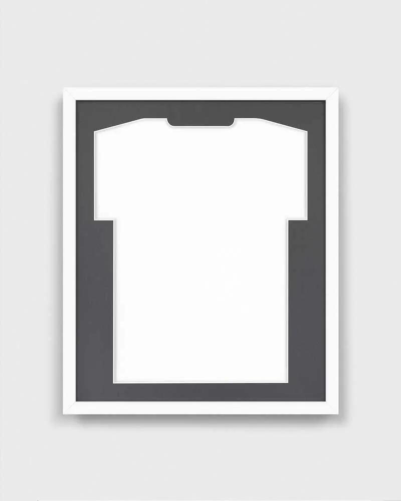 Walle Premium White rám na dres grafitově šedá