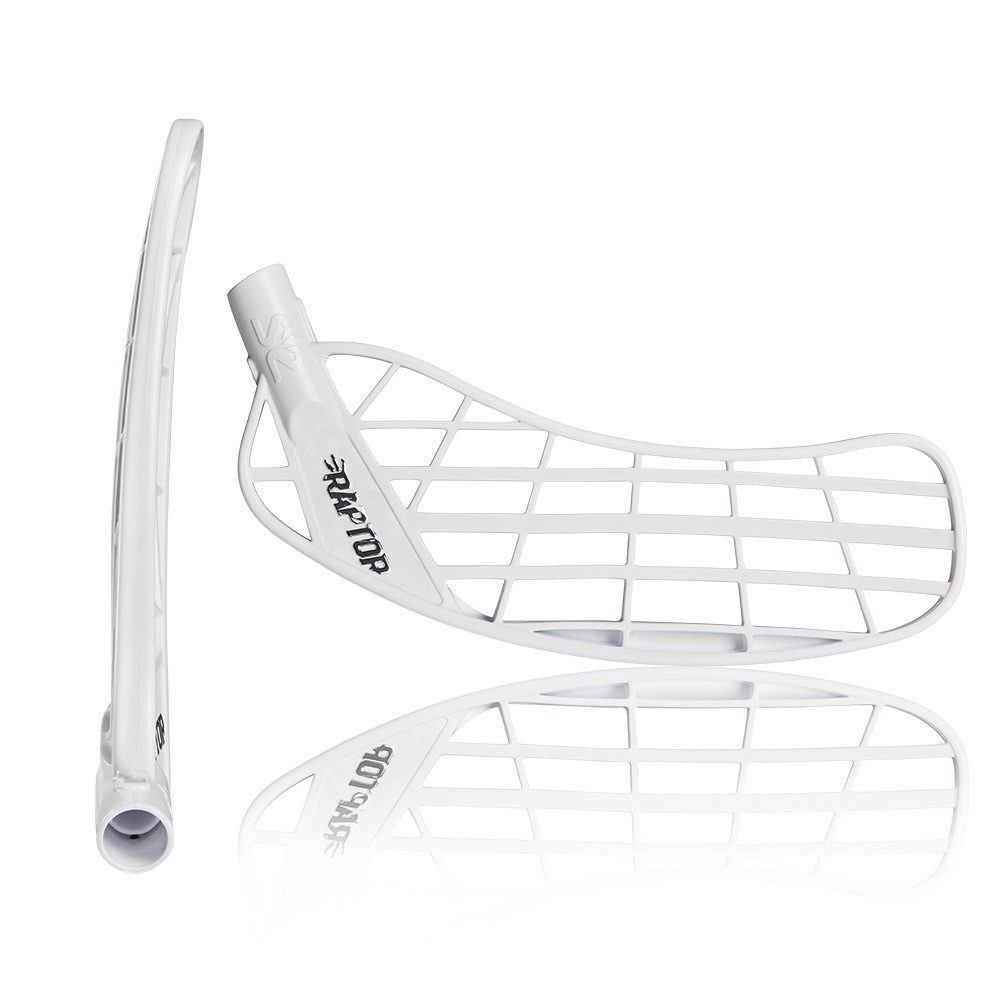Čepel Salming Raptor Bio Power bílá Pravá (pravá ruka dole) tvrdá