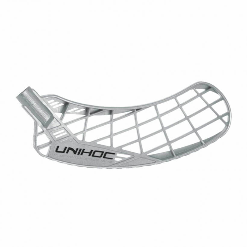 Čepel Unihoc Epic stříbrná Pravá (pravá ruka dole) středně tvrdá (PE)