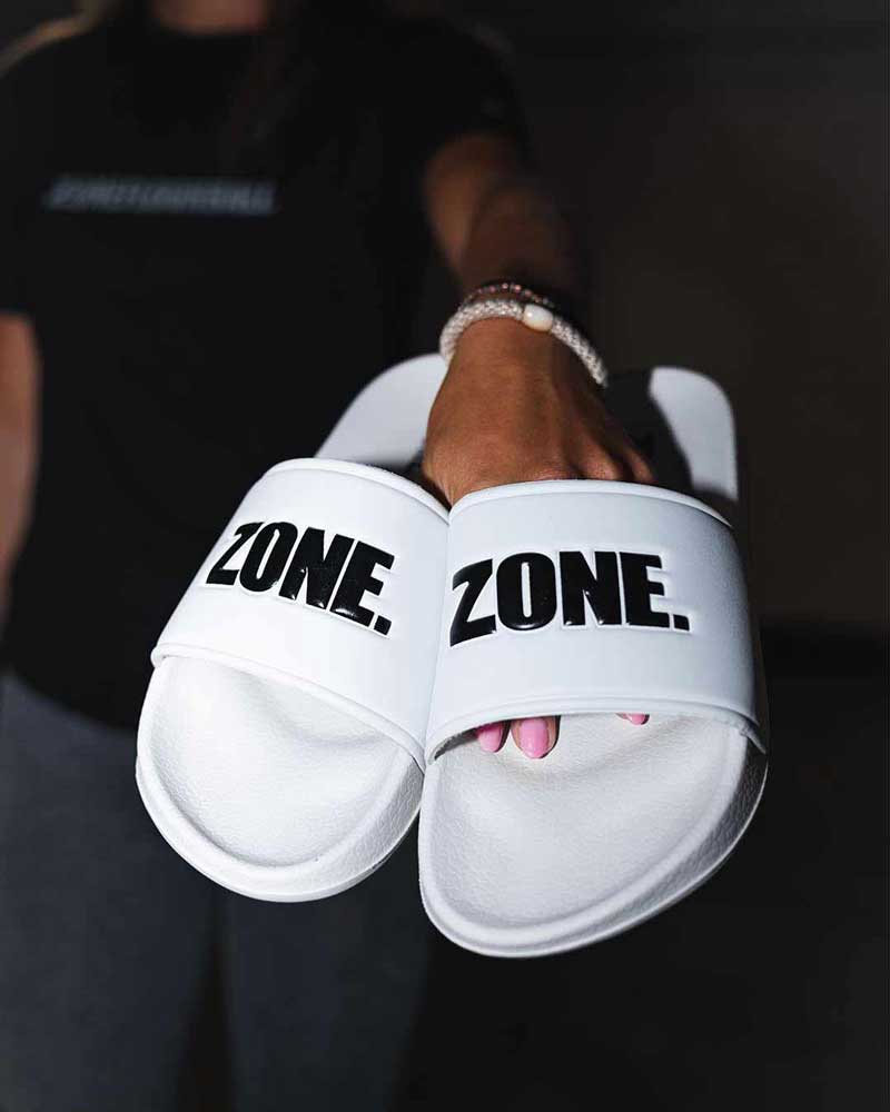 Zone floorball Sandals GLIDER bílé
