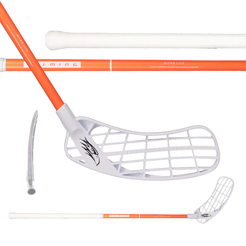 Salming Hawk Nitrolite 29 Coral/White Pravá (pravá ruka dole) 103 cm (= 114 cm)