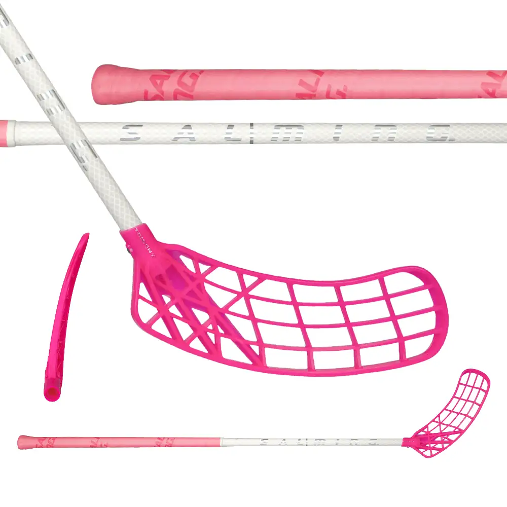 Salming Trident Q-series Aero 30 White/Silver Pravá (pravá ruka dole) 92 cm (= 103 cm)