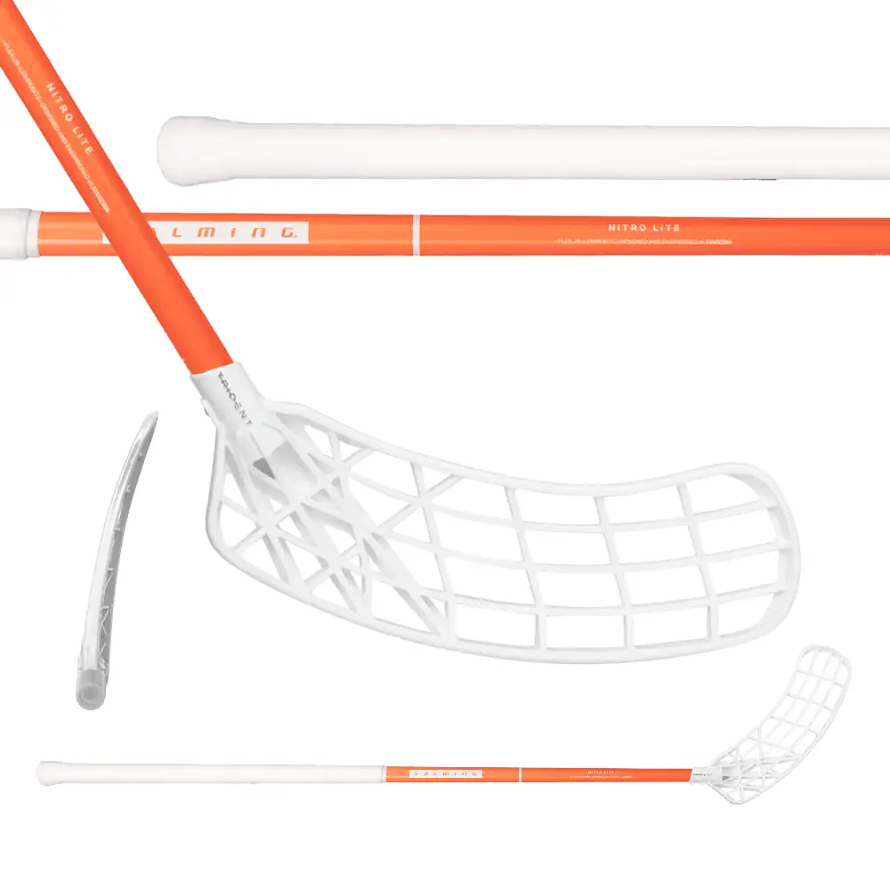 Salming Trident Nitrolite 30 Coral/White Levá (levá ruka dole) 92 cm (= 103 cm)