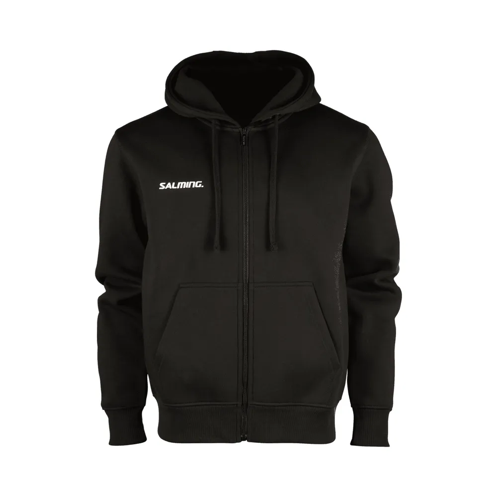 Salming Core Zip Hood Black M
