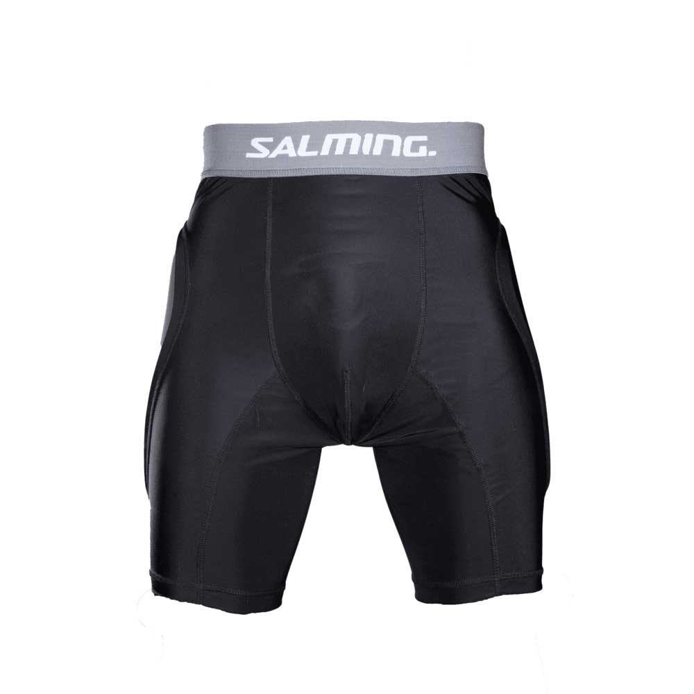 Salming E-Series Black/Grey Goalie Shorts L