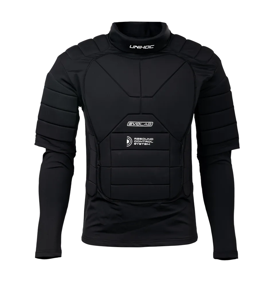 Unihoc Goalie T-shirt EVOLAB Longsleeve Black 150/170