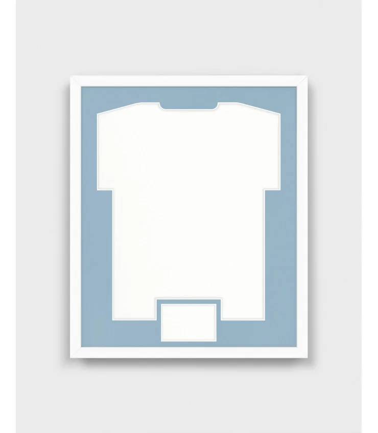 Walle Premium Window White rám na dres blankytná