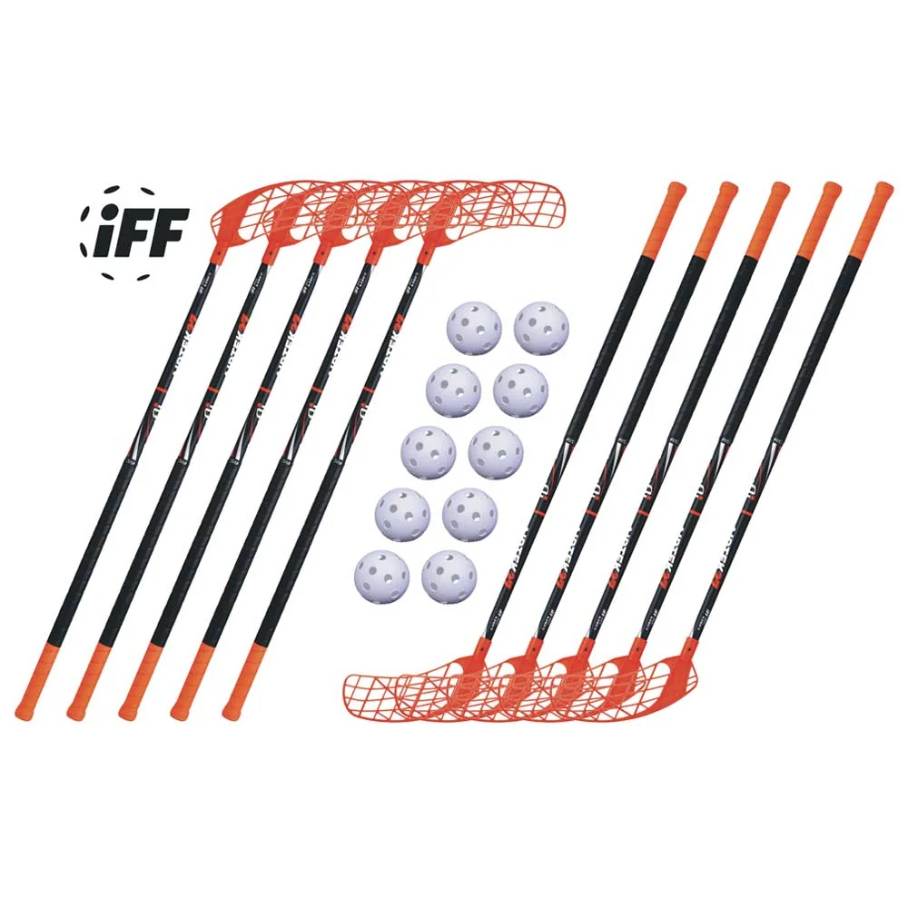 Set Accufli AirTek IFF Orange (10 hokejek) 100 cm (= 111 cm) 7x levá / 3x pravá